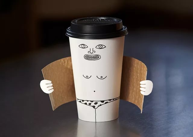 9 оригинальных идей дизайна бумажных стаканов для кофе — Vendoved